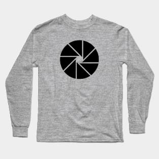 Photographer Gift Idea Aperture Graphic F Point Symbol Long Sleeve T-Shirt